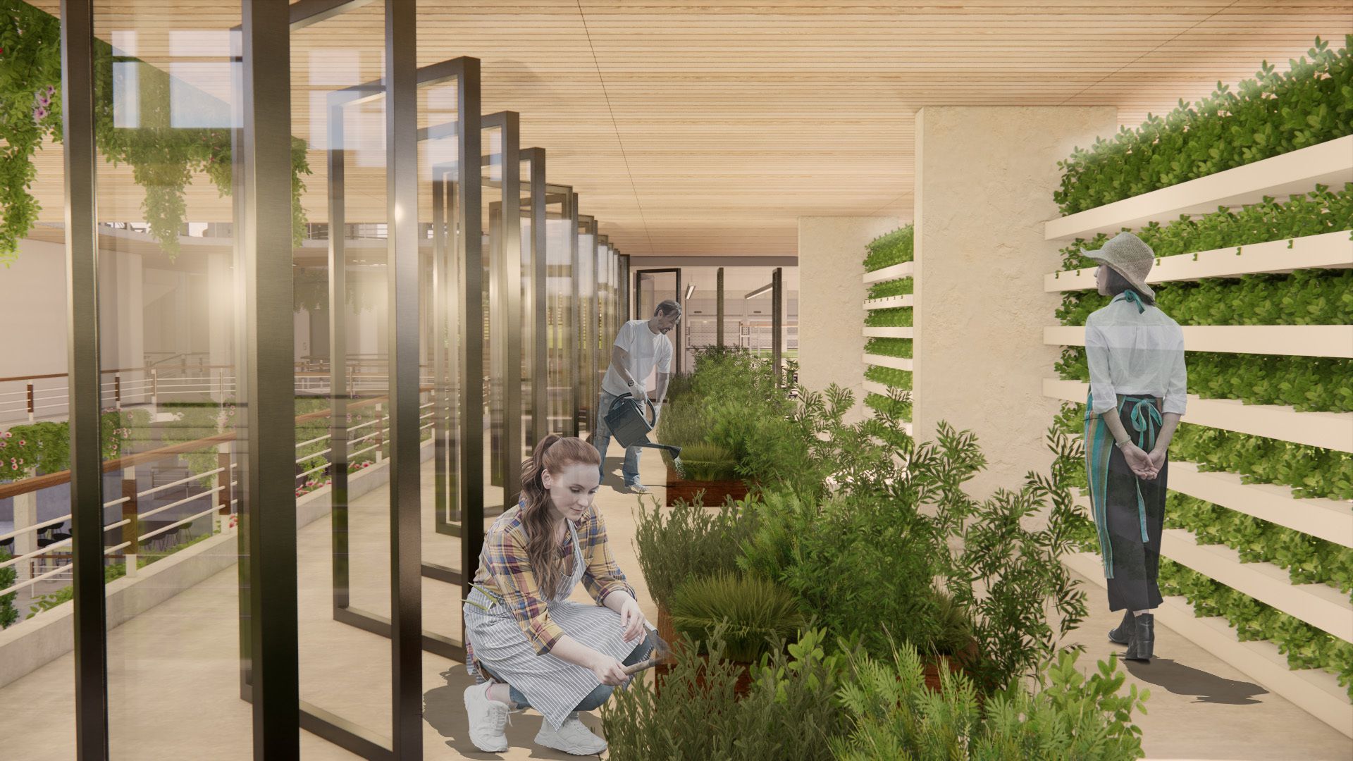 Agri-Shelter, an agriculture learning centre with homeless shelter - Enclosed Greenhouse Farming.jpeg