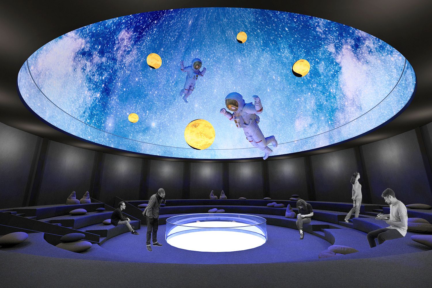 Cosmocation, an avant-garde astronomy museum - (Focal Point) Planetarium Interior.jpg